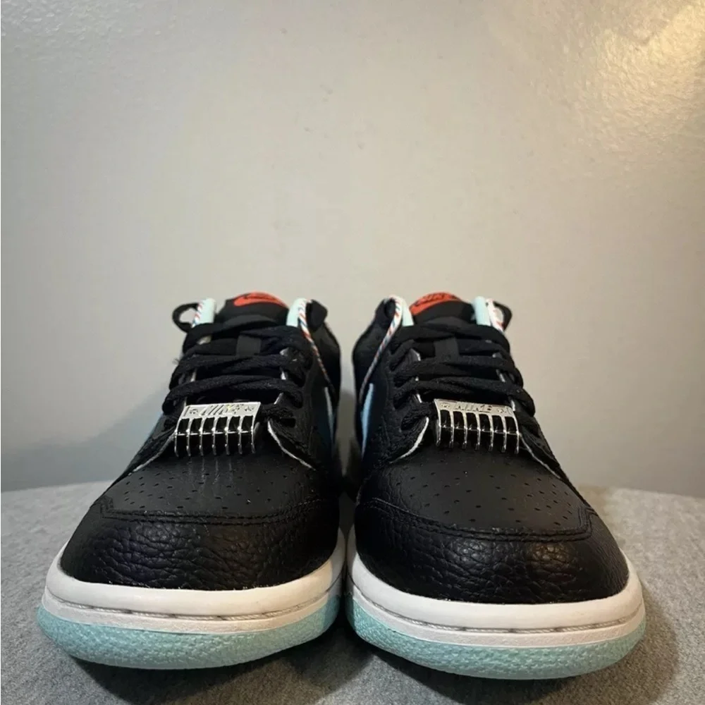 Nike Dunk Low Retro SE (GS) Barber Shop Black Shoe Size 7Y/Women 8.5 DN3351-001